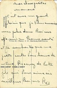 160   Adresse a sa maman et a sa belle-mere